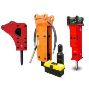 Hydraulic Road Concrete Excavator Backhoe Rock Breaker Hammer Attachment 140mm SB81